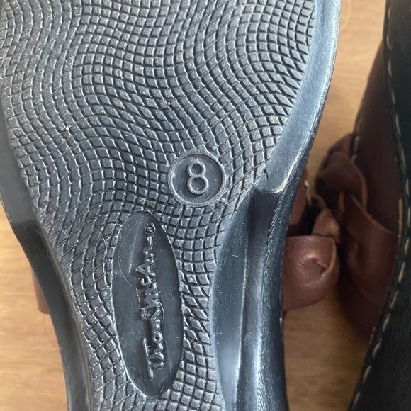 Thom McAn brown leather clogs size 8 - Picture 10 of 16